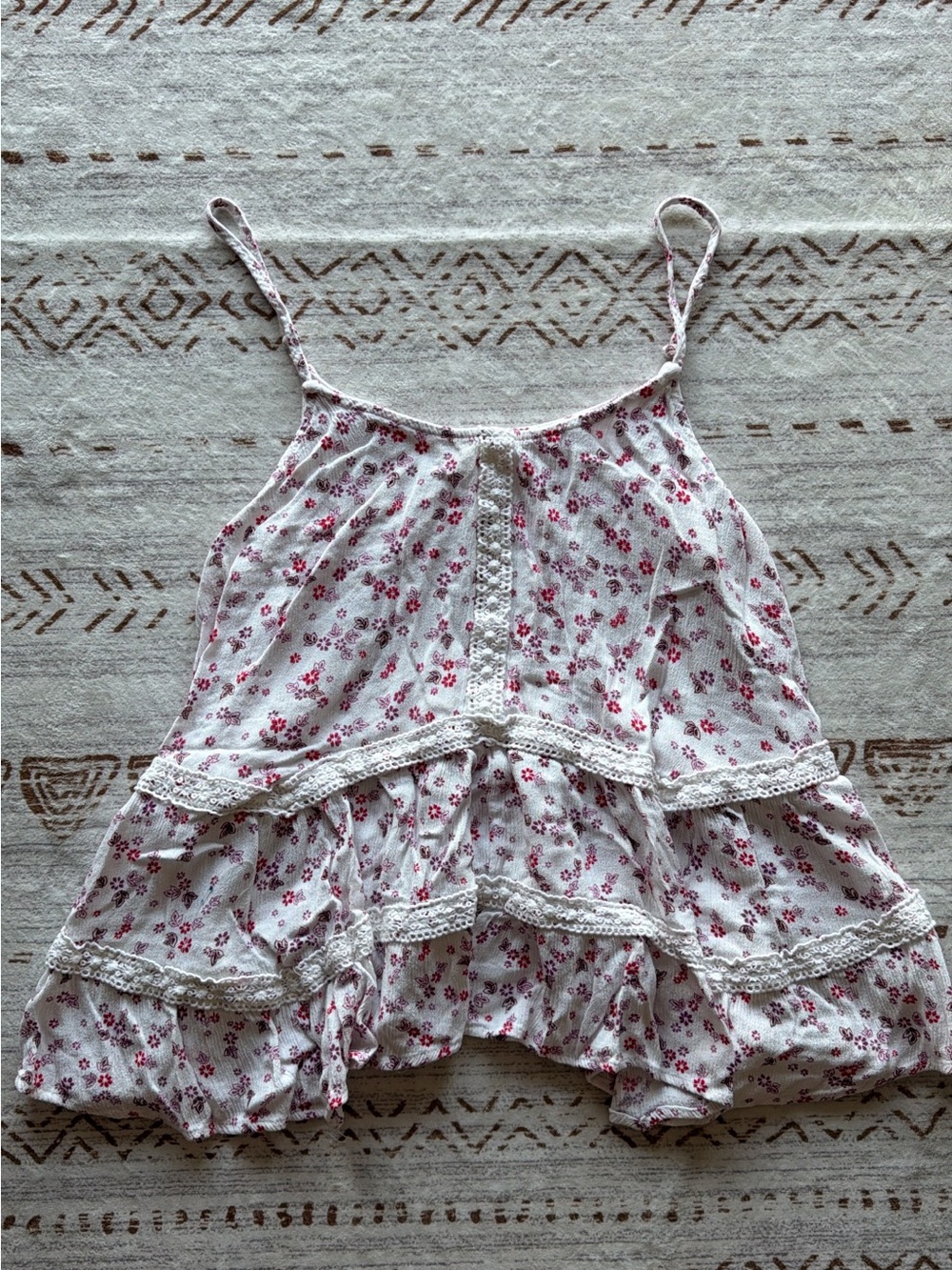 Altar’d State Floral Tiered Tank Top